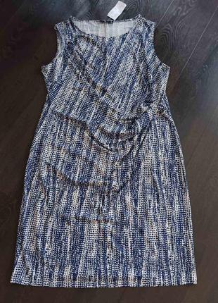 Жіноча літня сукня,micro-олія, великий розмір 56-60