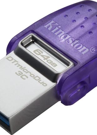 Накопичувач Type-C/USB Flash drive 64GB Kingston DataTraveler ...