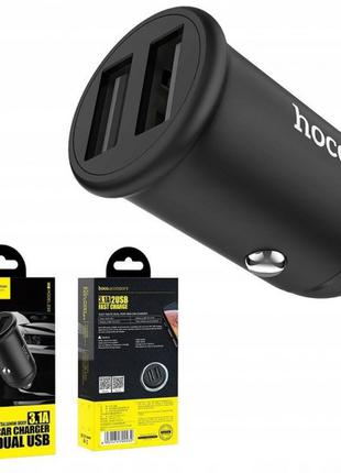 Aвтомобильное зарядное устройство Hoco Z30 3.1A 2 USB Black
