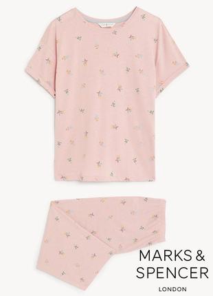 Пижамный комплект женская пижама marks&spencer р.s, m хлопок