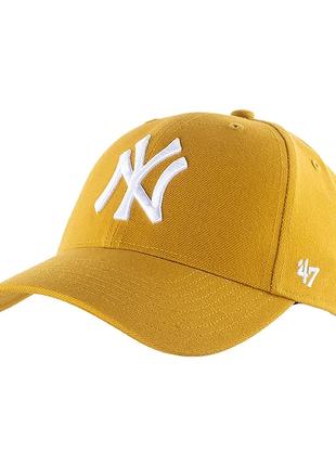 Бейсболка 47 Brand MLB New York Yankees Snapback Коричневый On...