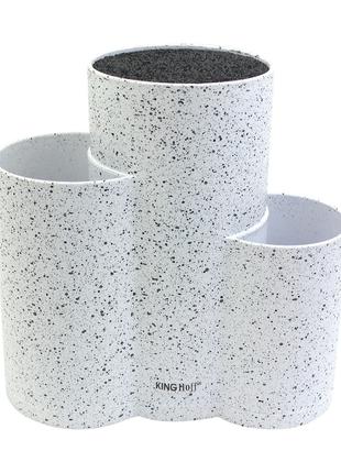 Подставка для ножей KingHoff KH-1585 white