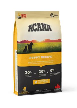 Acana Puppy Recipe (Акана Паппи Ресипе) сухой корм для щенков ...