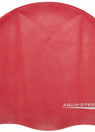Шапка для плавання Aqua Speed MONO 6205 червоний Уні OSFM DR-11