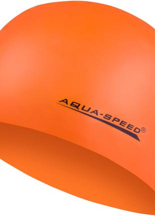 Шапка для плавания Aqua Speed ​​MEGA 100-75 оранжевый Уни OSFM...