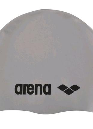 Шапка для плавання Arena CLASSIC SILICONE сріблястий Уні OSFM ...