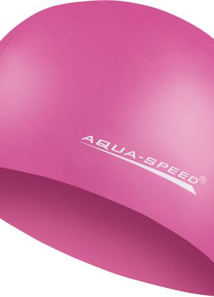 Шапка для плавания Aqua Speed ​​MEGA 100-27 темно-розовый Уни ...