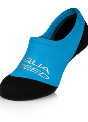 Носки для бассейна Aqua Speed ​​NEO SOCKS 6098 черный, голубой...