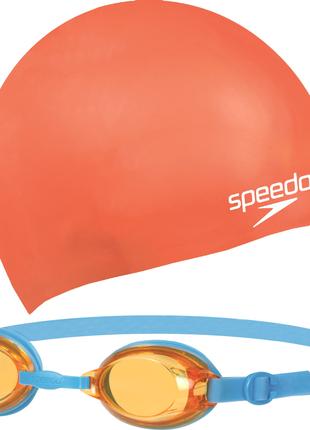 Набор для плавания Speedo JET V2 SWIM SET JU оранжевый ребенок...