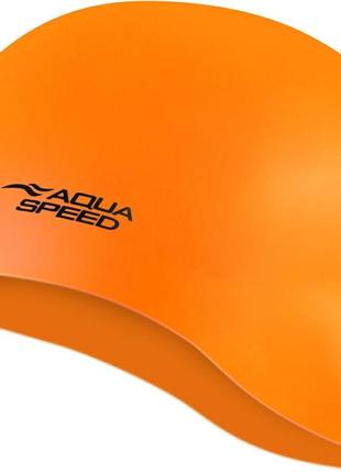 Шапка для плавания Aqua Speed ​​MONO 9117 оранжевый Уни OSFM D...