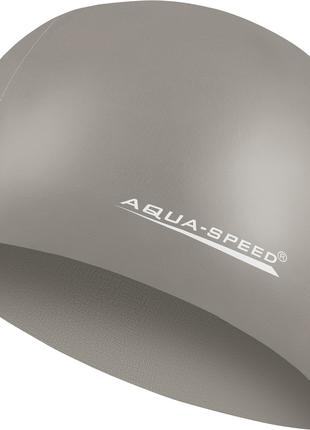 Шапка для плавания Aqua Speed ​​MEGA 100-19 серый Уни OSFM DR-11