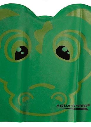 Шапка для плавания Aqua Speed ​​ZOO LATEX CROCODILE 5713 зелен...