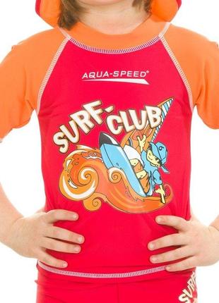 Топ солнцезащитный для парней Aqua Speed ​​SURF-CLUB T-SHIRT 2...