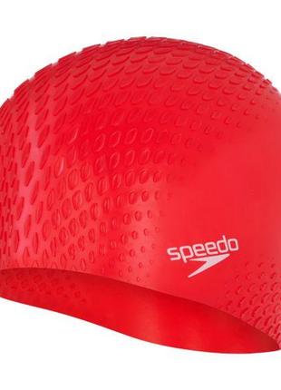 Шапка для плавания Speedo BUBBLE ACTIVE + CAP AU красный Уни O...