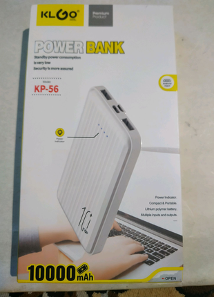 Power Bank KLGO KP-56 10000mAh .Новый