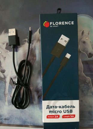 Florence дата зарядный кабель микро юсб Usb micro usb
