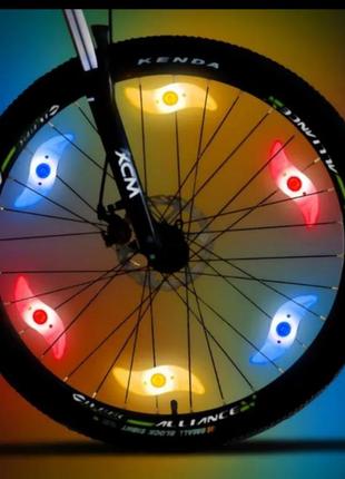 Огни для езды фонарь габаритный на спицы велосипеда
