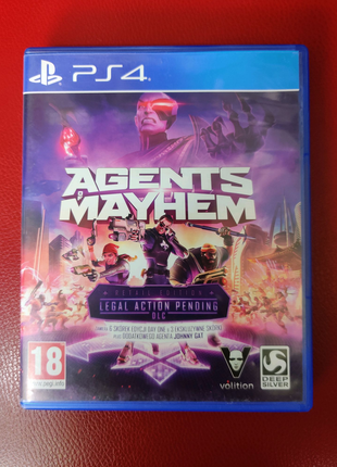 Игра диск Agents of Mayhem для PS4 / PS5