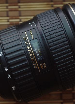Объектив Tokina SD 24-70 F2.8 (IF) FX для Nikon как есть мануа...