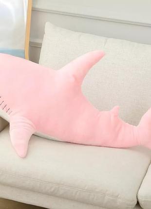 Акула 80 см  ikea  см икеа розовая подушка игрушка икеа