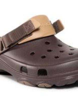 Кроксы crocs 37 - 38   коричневые   оригинал крокси мужские же...