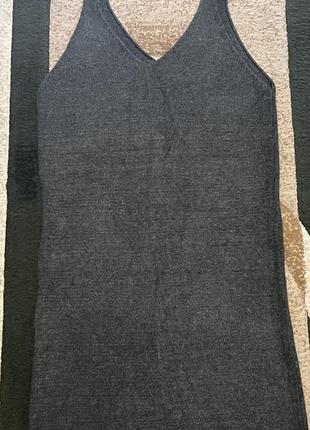 Оригінальний вʼязаний жіночий ангоровий сарафан