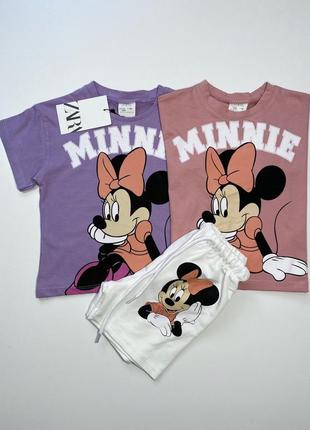 Комплект футболка и шорты для девочки