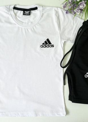 Комплект детский футболка и шорты adidas мальчик