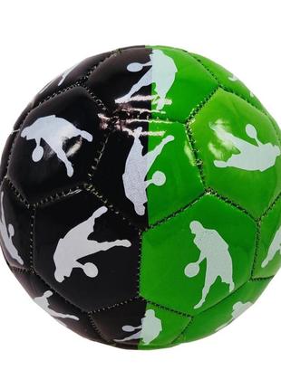 Мяч футбольный детский bambi c 44734 размер №2 (зеленый)