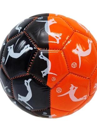 Мяч футбольный детский bambi c 44734 размер №2 (оранжевый)