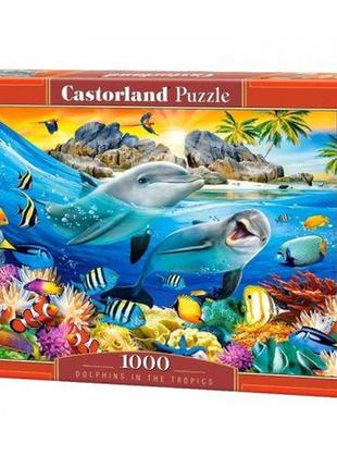 Пазлы castorland "дельфины", 1000 элементов