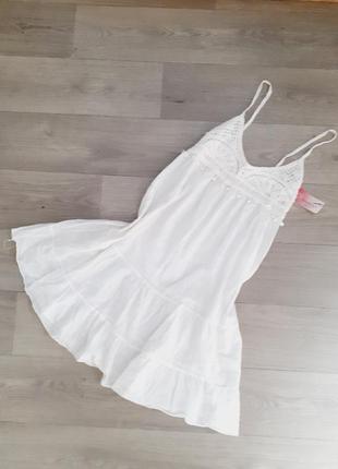 Белое итальянское платье