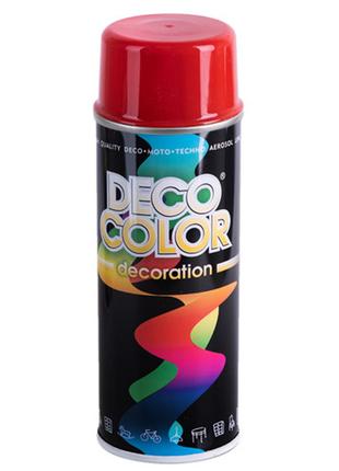 Deco Color Фарба аероз. 400ml Decoration/червоний вогонь