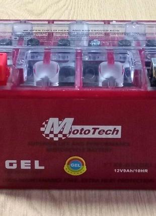 Аккумулятор MOTO-TECH YTX9-BS (GEL) 12 В 9 Ач