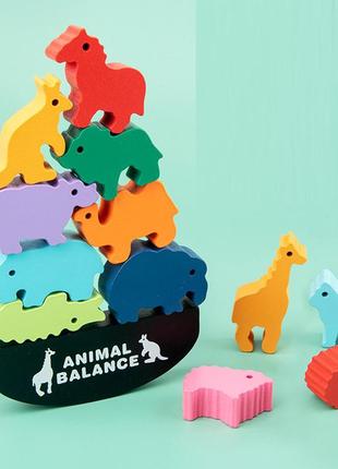 Игра балансир животного динозавра