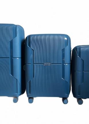 Валіза airtex 245 синій комплект валіз