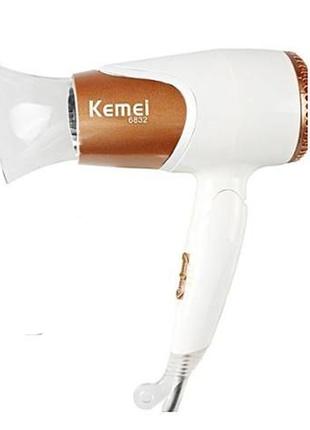 Фен для волос Kemei KM-6832, 1800W