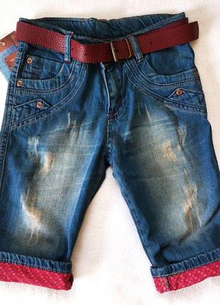 Бриджи джинсовые для мальчика 116 р ГС-8
