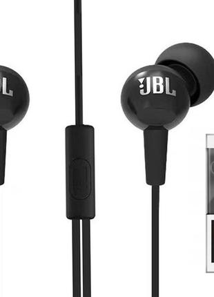 Наушники JBL для iPhone/Android (black) JBL C100Si