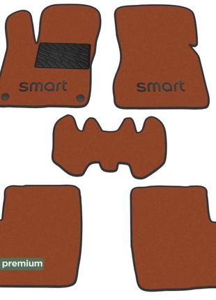 Двухслойные коврики Sotra Premium Terracotta для Smart ForFour...