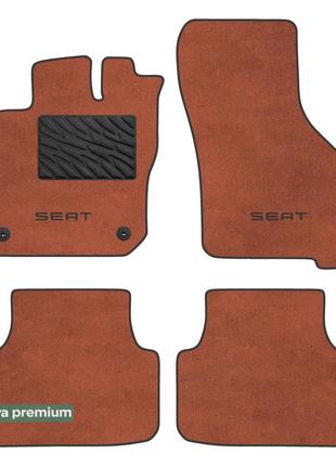 Двухслойные коврики Sotra Premium Terracotta для Seat Leon (mk...