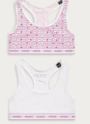 Оригинальный детский комплект белья топ трусики гесс guess