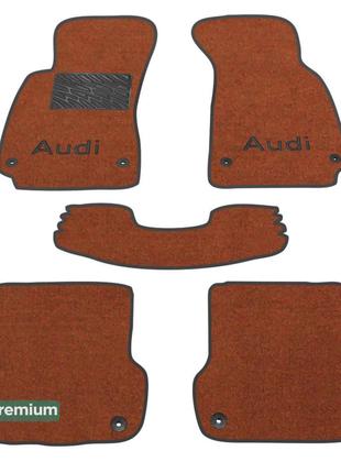 Двухслойные коврики Sotra Premium Terracotta для Audi A4/S4/RS...