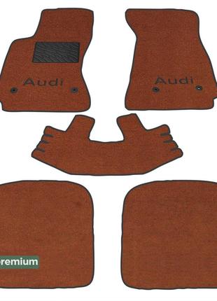 Двухслойные коврики Sotra Premium Terracotta для Audi A4/S4/RS...