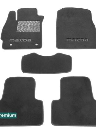 Двухслойные коврики Sotra Premium Grey для Mazda CX-7 (mkI)(бе...