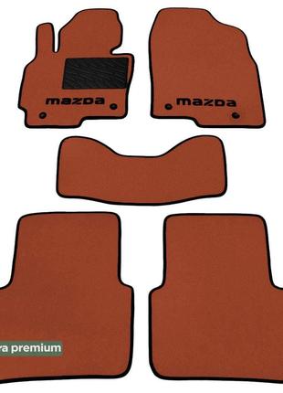 Двухслойные коврики Sotra Premium Terracotta для Mazda CX-5 (m...