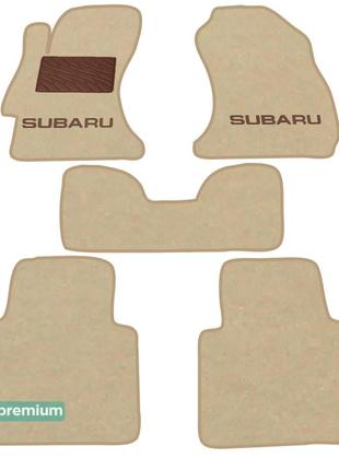 Двухслойные коврики Sotra Premium Beige для Subaru XV (mkI) 20...
