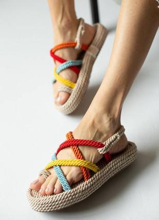 Сланці сандалі босоніжки шльопанці плетені