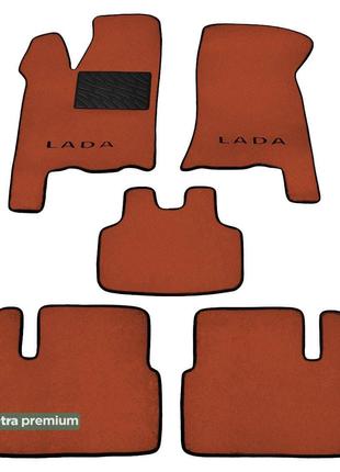Двухслойные коврики Sotra Premium Terracotta для Лада 110 (211...