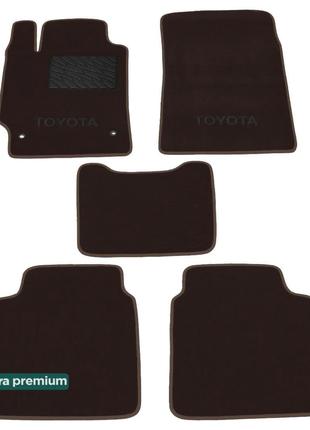 Двухслойные коврики Sotra Premium Chocolate для Toyota Camry (...